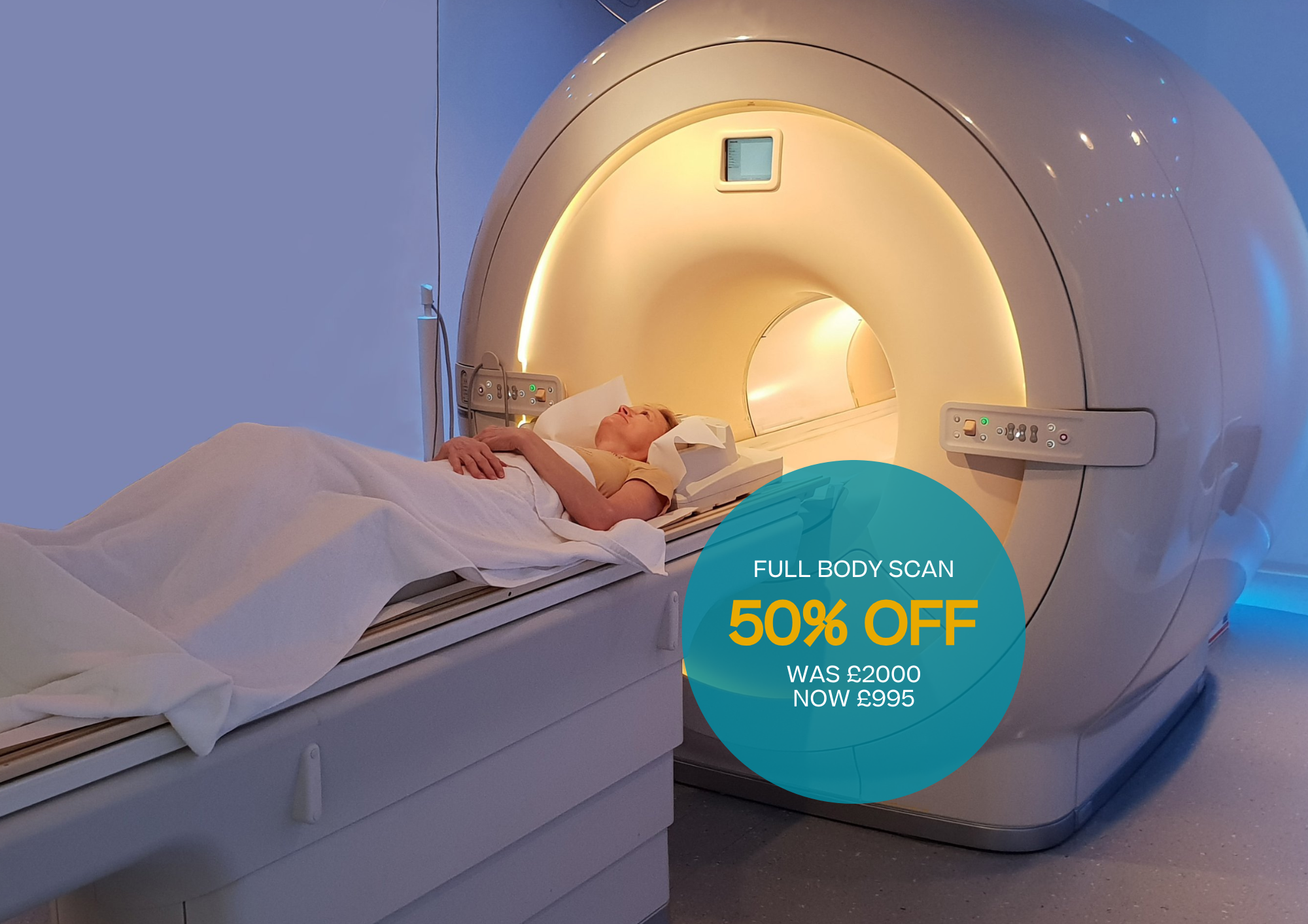 50% Full Body Scan 50% Full Body Scan